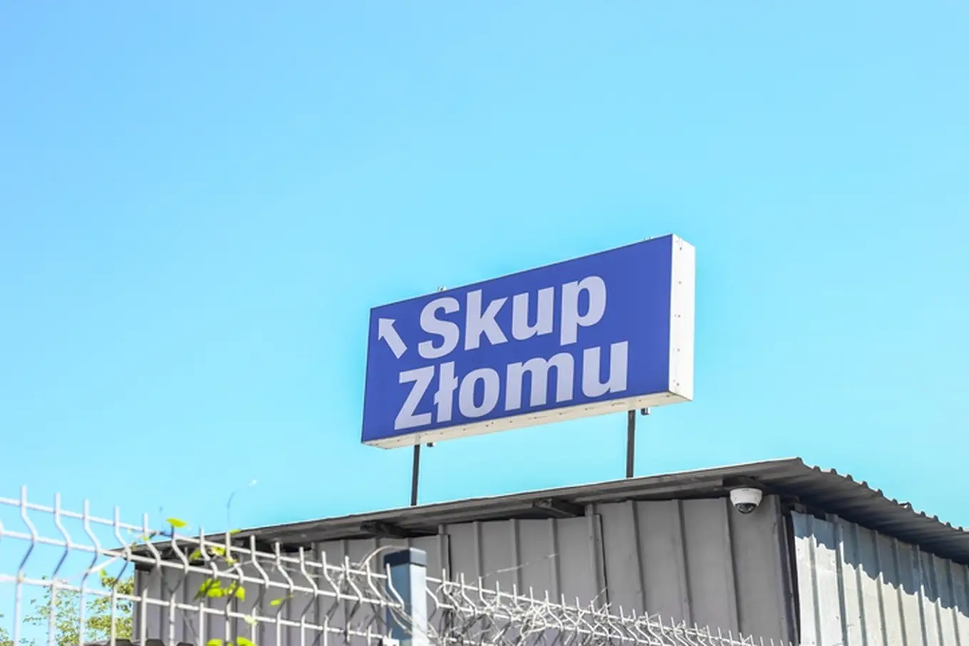 szyld skupu złomu